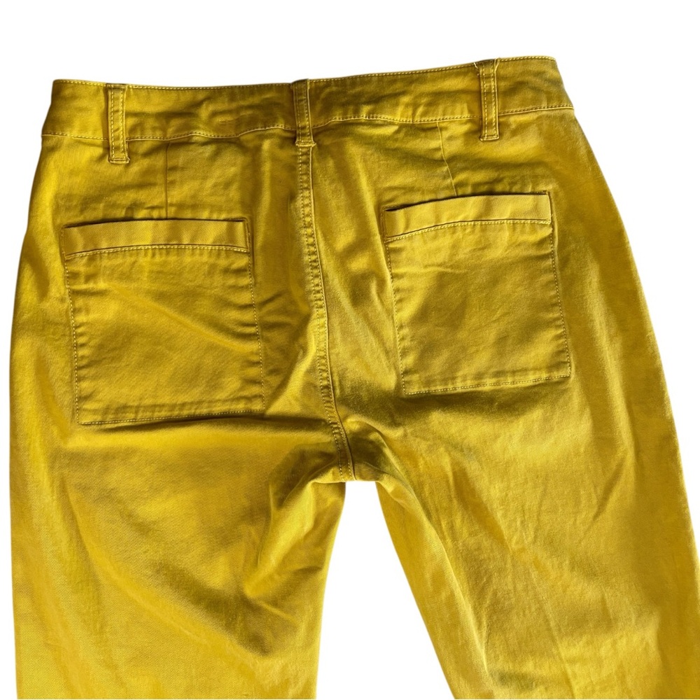 Cabi Marigold Yellow Utility Trousers Cargo Style Pants - Womens Size 6 - Picture 3 of 10